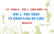 Khái niệm Thu thập và Phân loại dữ liệu là gì? Toán 6 bài 1...